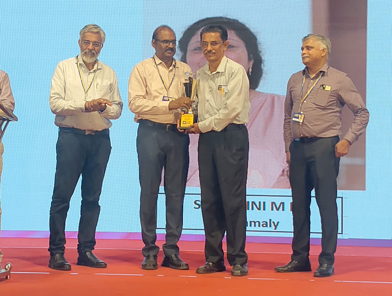 Honoring Sri Philip George for on achieving Crorepathi for the year 2024-2025